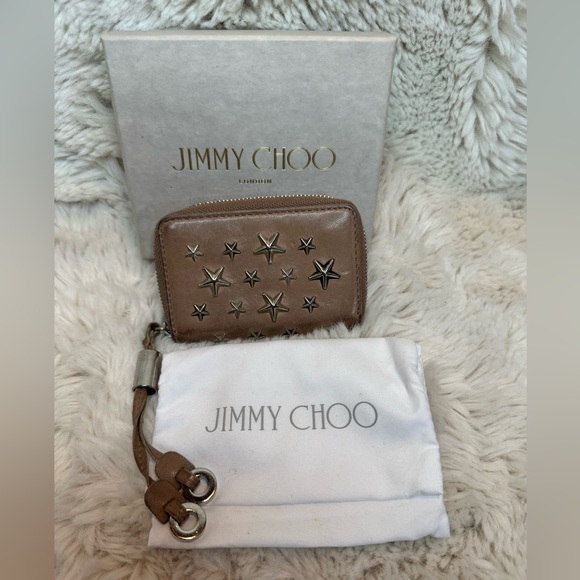 Jimmy Choo Star Stud Leather Wallet - Picture 1 of 12